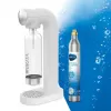 BRITA sodaONE gaseificador de água com garrafa PET de 1 L e cilindro de CO2, até 60 L por cilindro, branco