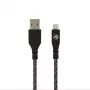 Cabo de dados USB para Lightning Tellur TLL155481 2,4 A 1 m nylon preto