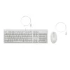 HP 225 G2 Combo de rato e teclado com fio USB, tecla Copilot – Cashmere White – ESTÓNIO