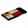 Capa para smartphone iKins para iPhone 11 Pro Mondrian preta — capa de proteção, concha rígida, recortes precisos