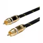 Cabo de ligação RCA ROLINE GOLD simplex ficha / ficha, branco 5,0m (11.09.4252)