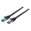 Cabo de rede EFB Elektronik K5525FSW.3 RJ-45 Cat6a 3 m preto