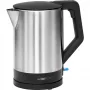 Chaleira elétrica Clatronic 1,5 L 2200 W preto aço inoxidável