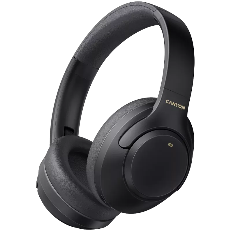 Auscultadores sem fios CANYON OnRiff 6 com Bluetooth, cancelamento ativo de ruído ANC, microfone integrado, longa autonomia da bateria, design ergonómico