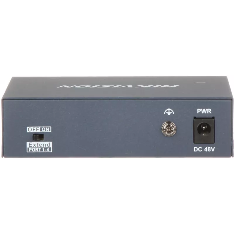 Hikvision DS-3E0105P-E/M(B) switch de rede L2 Fast Ethernet (10/100) Power over Ethernet (PoE) cinzento