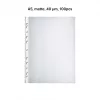 Capa perfurada AD Class Orange Peel A5 40 micr., saco com 100 unidades