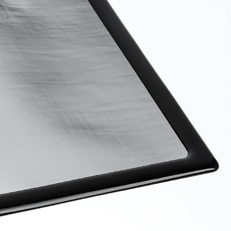 Filtro de poeira Demciflex 280 mm x 140 mm – preto/preto