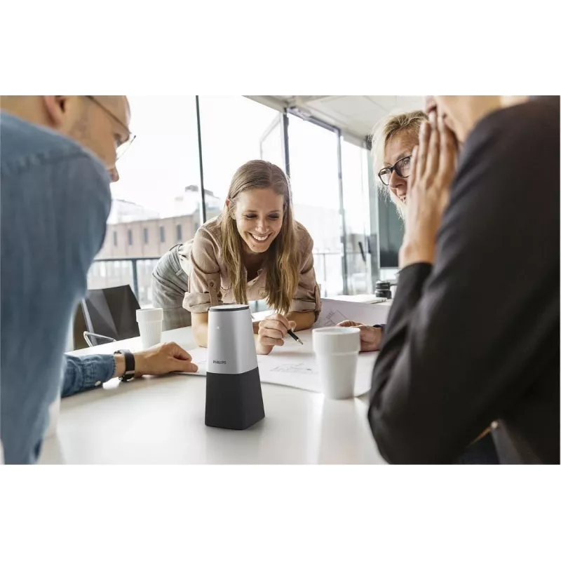 Philips PSE0540 Smart Meeting microfone de conferência portátil, USB-C, preto/prateado