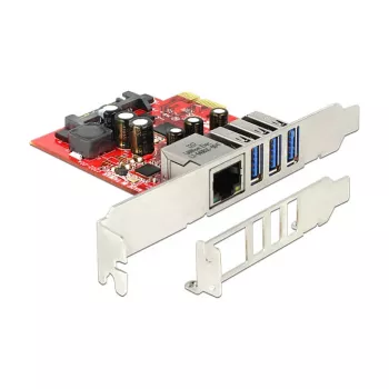 Placa de rede DeLOCK 89382 interna Ethernet 5000 Mbit/s