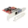 Placa de rede DeLOCK 89382 interna Ethernet 5000 Mbit/s