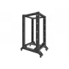 Rack autónomo LANBERG OR01-6822-B 22U, 600 mm L x 800 mm P, preto, capacidade de carga 600 kg