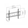 Suporte de secretária para monitor MULTIOFFICE 30-50 AR-18