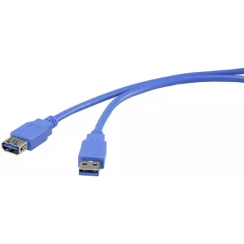 Cabo de extensão USB Renkforce 1420708 — ficha USB Type-A para fêmea, USB 3.0, 5 V