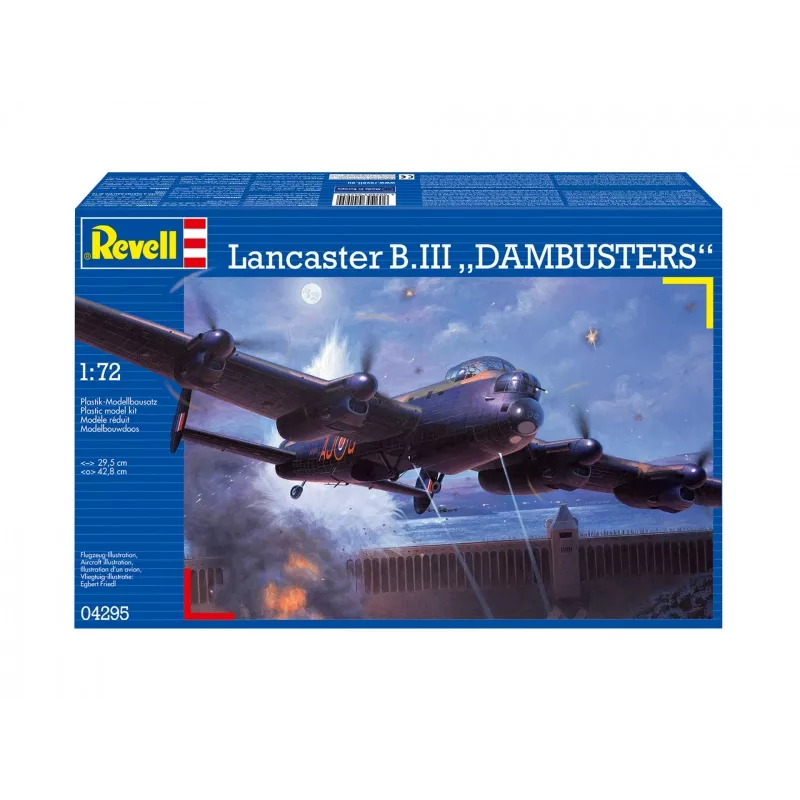 Revell Lancaster B. III Dambusters (04295) 1:72 escala avião kit de montagem em plástico