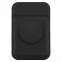Carteira magnética para cartões UniQ Flixa — compatível com MagSafe, preta (preto azeviche)