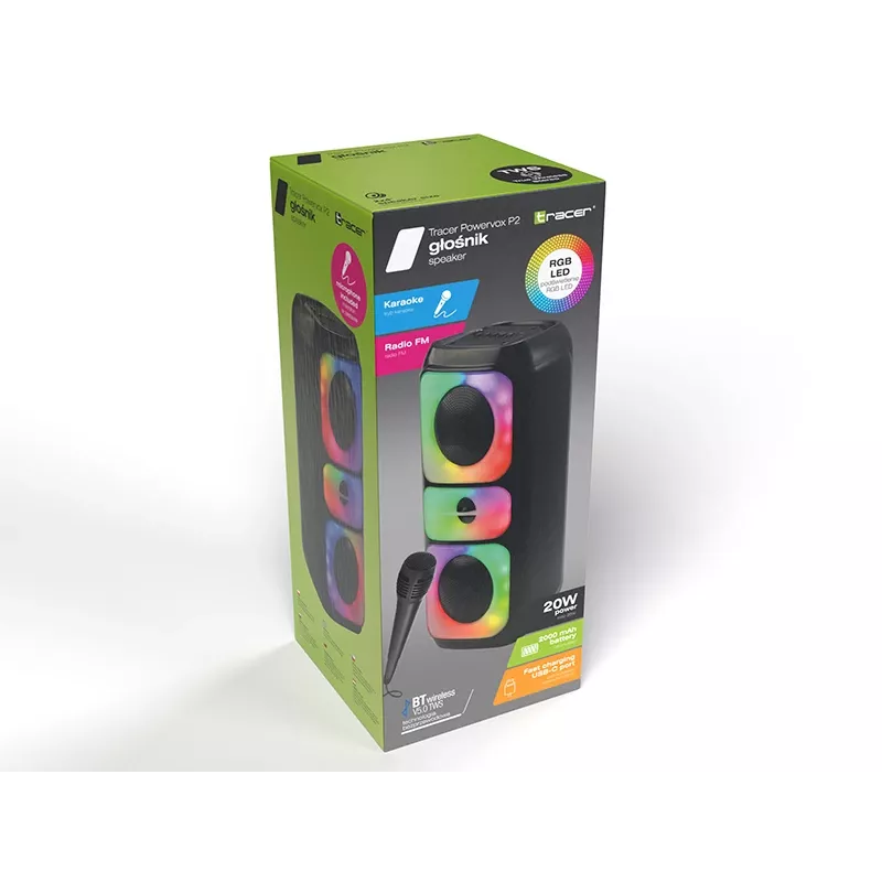Auscultadores Bluetooth TWS TRACER Tracer Powervox P2, True Wireless Stereo, modelo TRAGLO47688