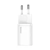 Baseus CCSUP-J02 carregador de dispositivo móvel universal branco AC carregamento rápido