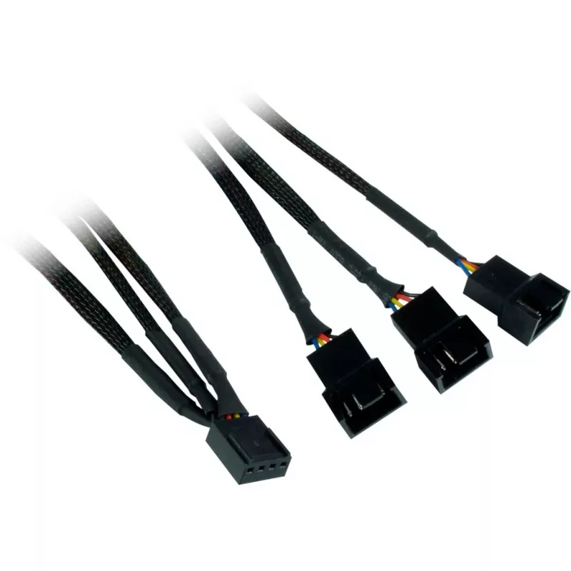 Conjunto de ventoinhas ARGB Inter-Tech Argus RS-14 140mm Pack de 3 Preto