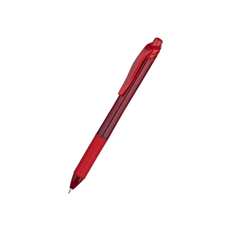 Caneta de gel retrátil com clip Pentel Energel X 1.0 Vermelho