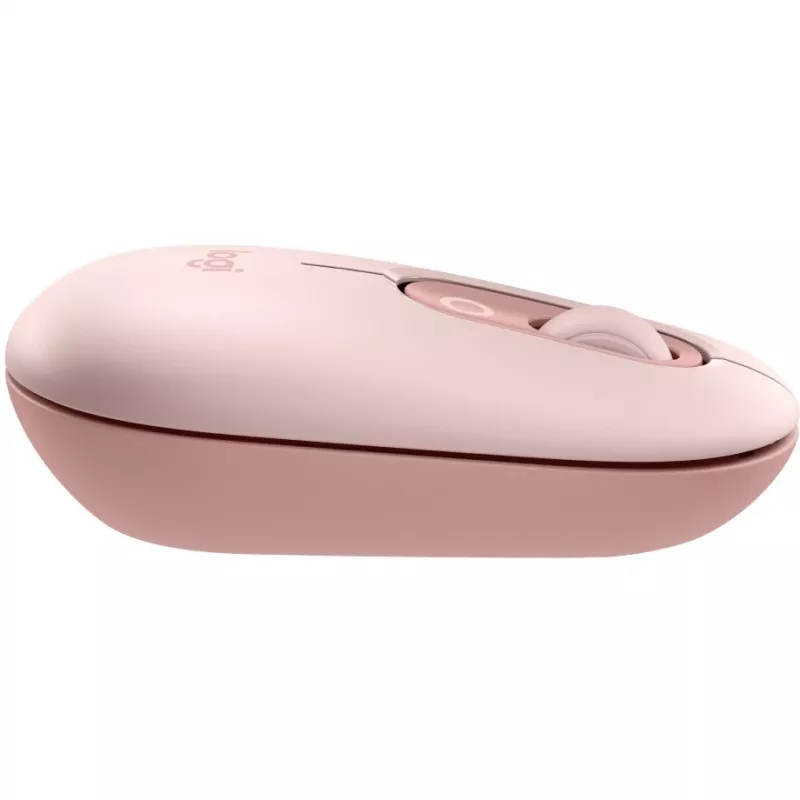 Logitech POP Icon Combo - Conjunto teclado e rato - Sem fios - Bluetooth LE - QWERTY - US International - rosa, branco sujo (920-013142)