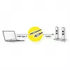 Adaptador ROLINE USB-C para ficha jack - USB-C macho reversível para mini jack estéreo macho