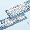 IQUNIX F97 Wintertide teclado gaming sem fios, RGB, interruptores MX Brown, US