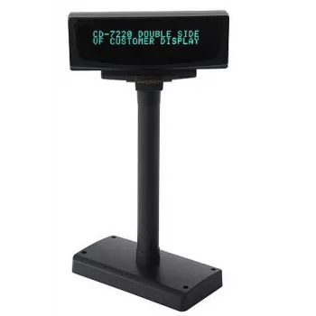 Customer Pole Partner Tech CD-7220 — haste para visor de cliente, modelo 35722027, visor LED de uma linha