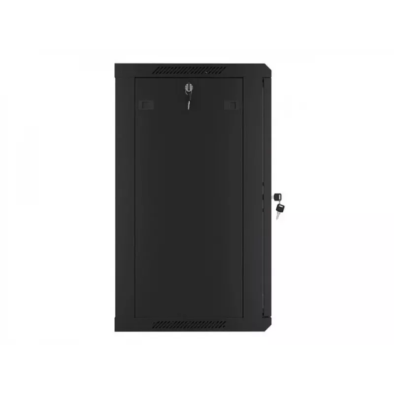 Armário de instalação de parede Lanberg 19'' 15U 600x450mm preto (porta de vidro)