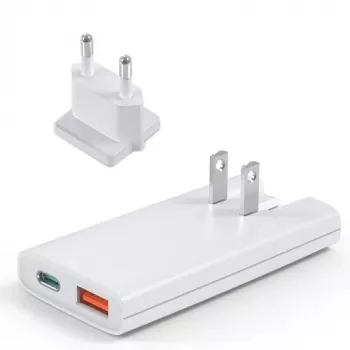 Carregador de viagem CHOETECH GaN USB-C, USB-A: 67W, PD