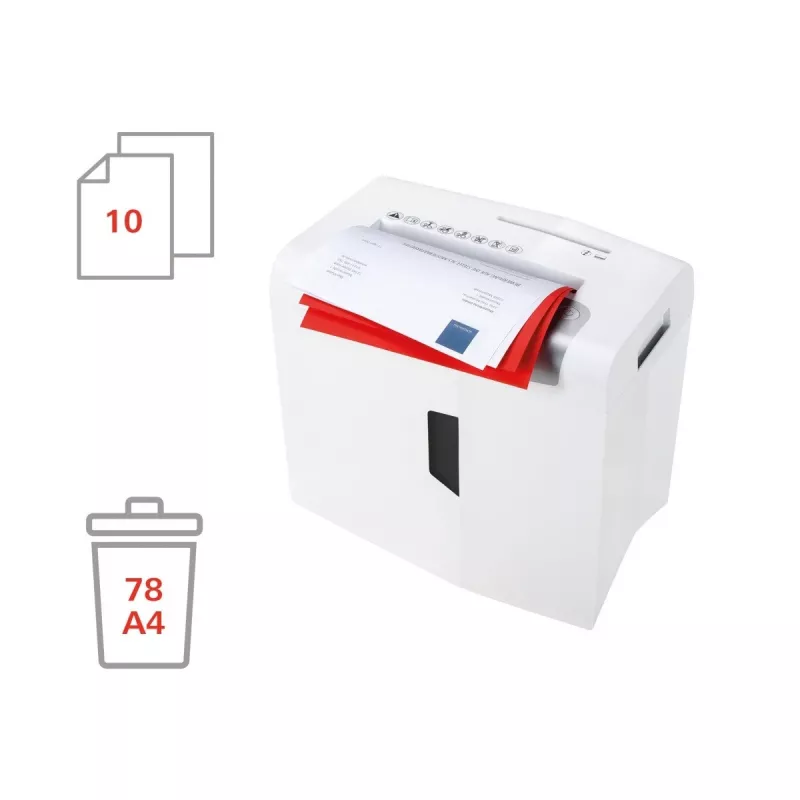 Destruidora de documentos HSM shredstar S10, 6 mm + mecanismo de corte de CD separado