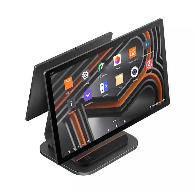 Ecrã para cliente SUNMI 10,1 polegadas T3 PRO NFC USB — ecrã para cliente de 10,1 polegadas com conectividade NFC e USB