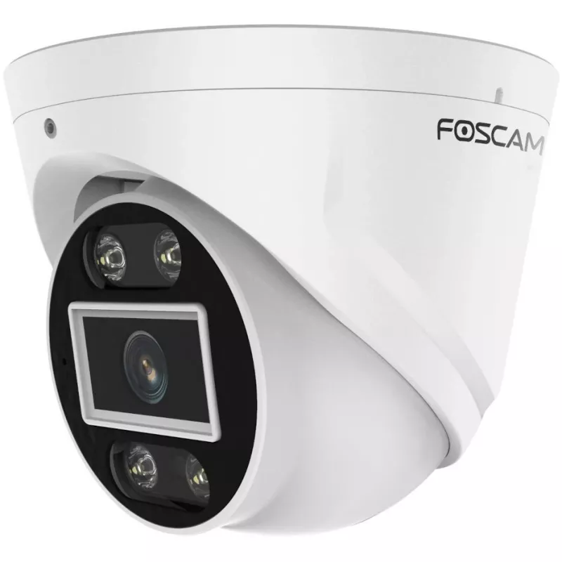 Conjunto de câmaras IP de vigilância LAN Foscam FN9108E-T4-2T 8 canais com 4 câmaras 3072 x 1728 píxeis (FN9108E-T4-2T)