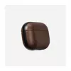 Capa Nomad Modern Leather Case — couro, microfibra, policarbonato, castanho
