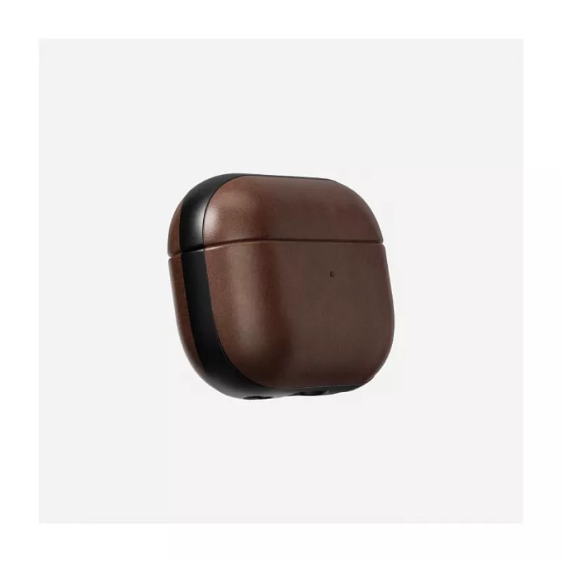 Capa Nomad Modern Leather Case — couro, microfibra, policarbonato, castanho
