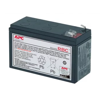 Cartucho de bateria de substituição APC APCRBC106 (OEM), chumbo-ácido (VRLA), 1 unid., preto, RoHS, 2,5 kg, 102 mm