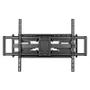 Suporte de parede para TV Maclean MC-482 para televisores planos e curvos 60-120 polegadas até máx. 120 kg, VESA 900x600, orientável, inclinável e rotativo, suporte de TV universal
