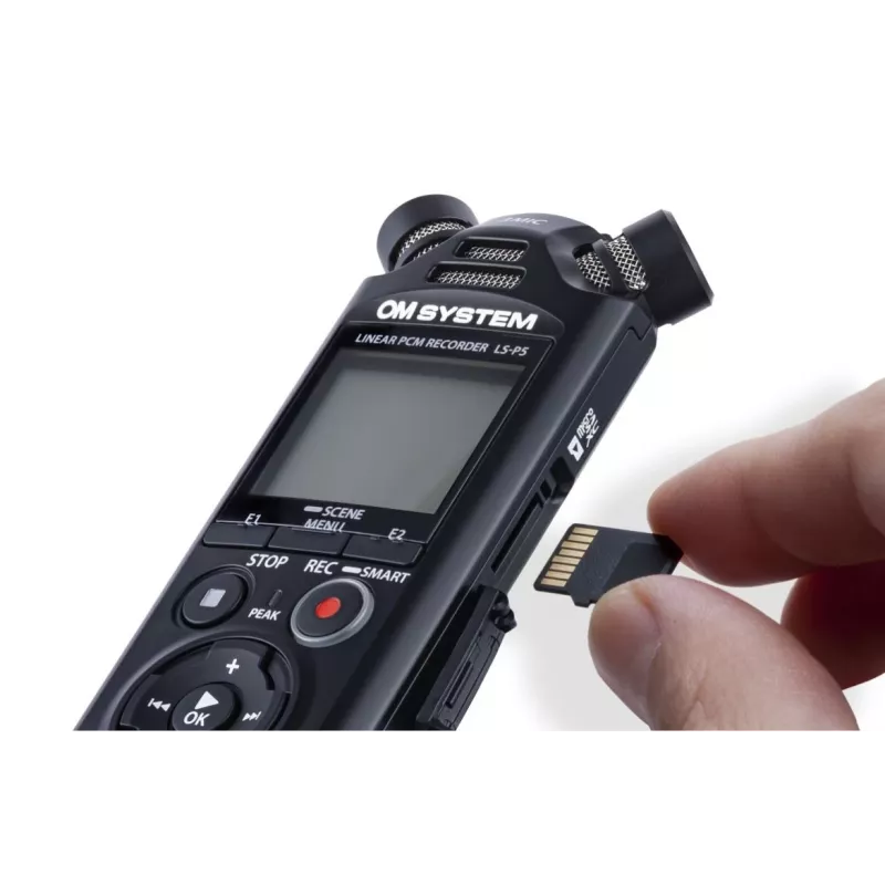 OM System (Olympus) LS-P5 V409180BG000 gravador de voz, 16 GB