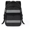 Mochila DICOTA Hi-Vis V2 preta 320x220x455mm PET TPU