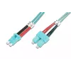 Cabo de patch de fibra ótica Digitus OM3 LC/SC 1 m