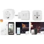Tomada inteligente Wi-Fi LOGILINK SH0101 branca – ligar/desligar à distância, controlo por app, tomada simples