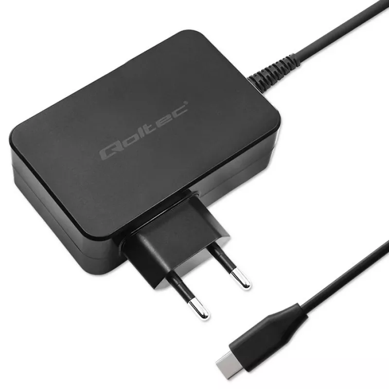 Fonte de alimentação GaN QOLTEC 52387 90W 1x USB‑C 5–20V