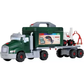 Camião basculante de brinquedo KLEIN 8640 design compacto construção robusta, veículo de brinquedo de faz de conta para crianças