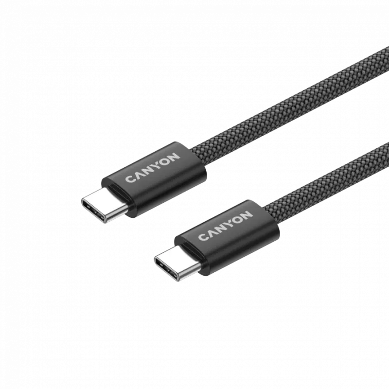 Cabo CANYON OnWire 60MG C-C 60W magnético entrançado 1m Preto
