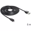 Cabo DeLOCK EASY-USB 2.0-A para Micro-B 5m