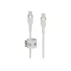 Belkin BOOSTCHARGE PRO Flex Cabo USB 3 m USB 2.0 USB C branco (CAB011BT3MWH)