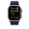 Apple 49mm Blue Trail Loop - S/M - Acabamento em titânio natural