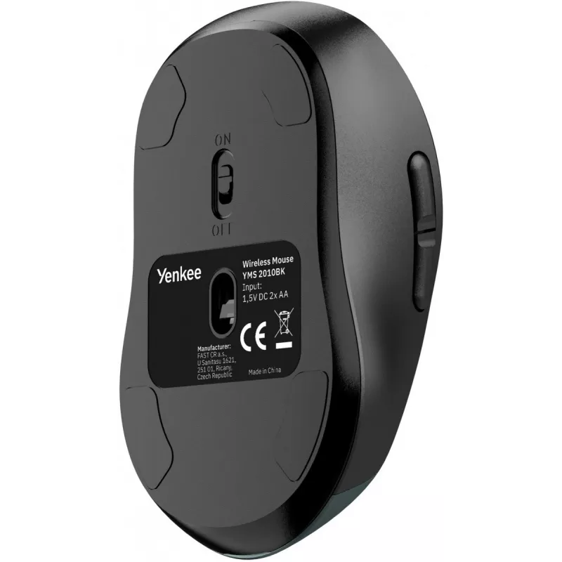 YENKEE YMS 2010BK GYRO Dual rato sem fios, Bluetooth + USB 2,4 GHz