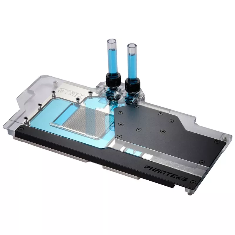 Phanteks Glacier G6000 Strix bloco de água para GPU com backplate, ASUS RX 6800/6900 Strix/TUF, preto