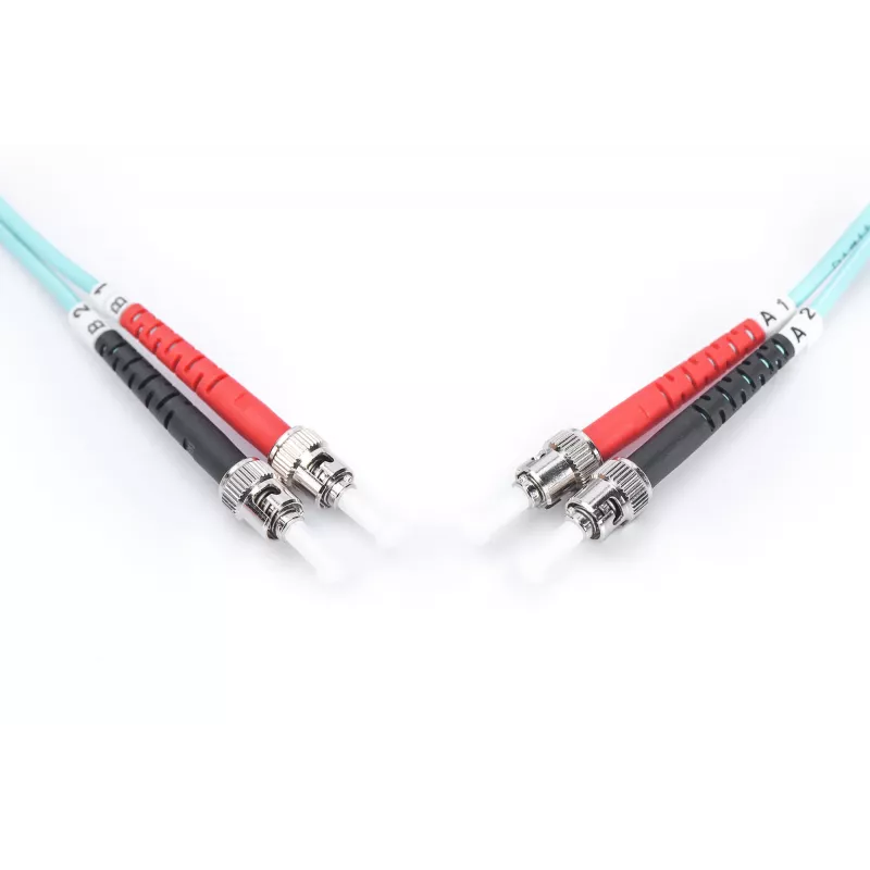 Cabo de patch de fibra ótica Digitus OM3 ST/ST 1m