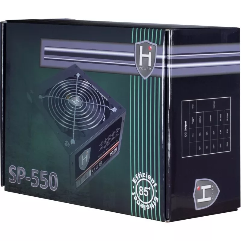 Fonte de alimentação Inter-Tech HIPOWER SP-550 550 W